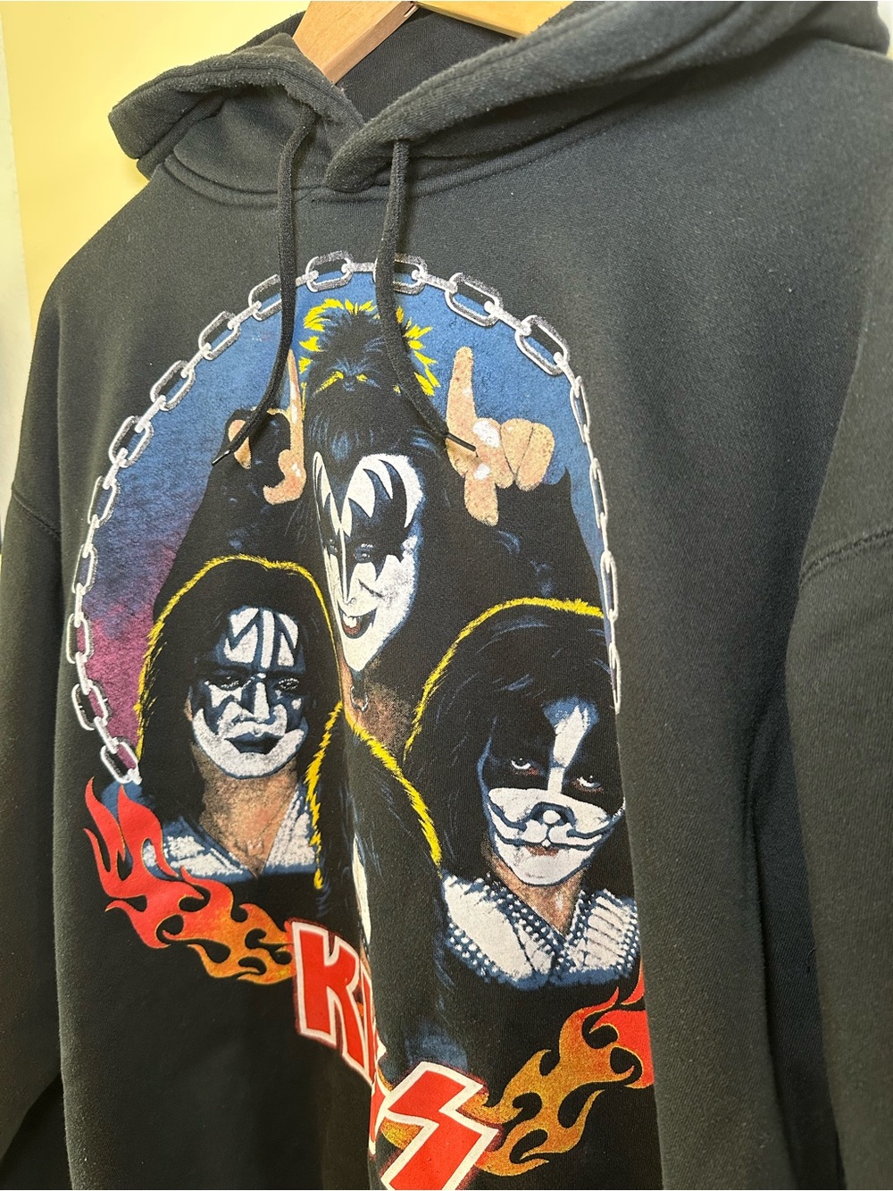 KISS 2003-04 ALIVE Tour Hoodie Black US Men’s Size XL Y2K Vintage